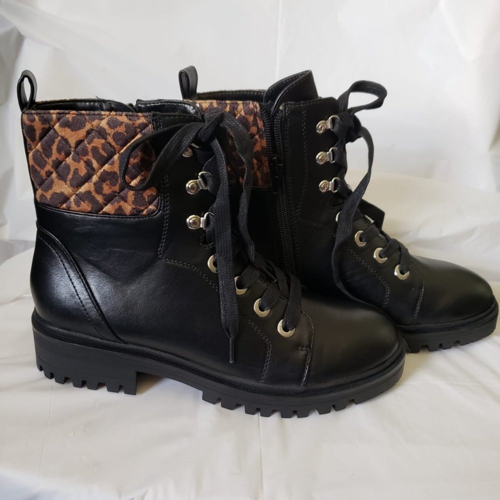 NEW!!! Nine West Wylie Women's Combat Boots -7M - Picture 5 of 14
